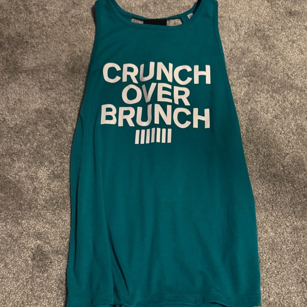 VSX Teal Sleeveless Top with Black Detail